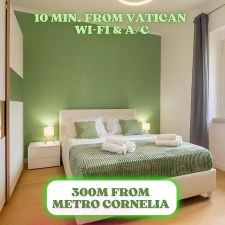 10 Minuti Dal Vaticano Domus Valeria * Róma